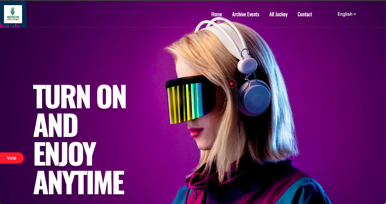 Prestige FM Digital Platform